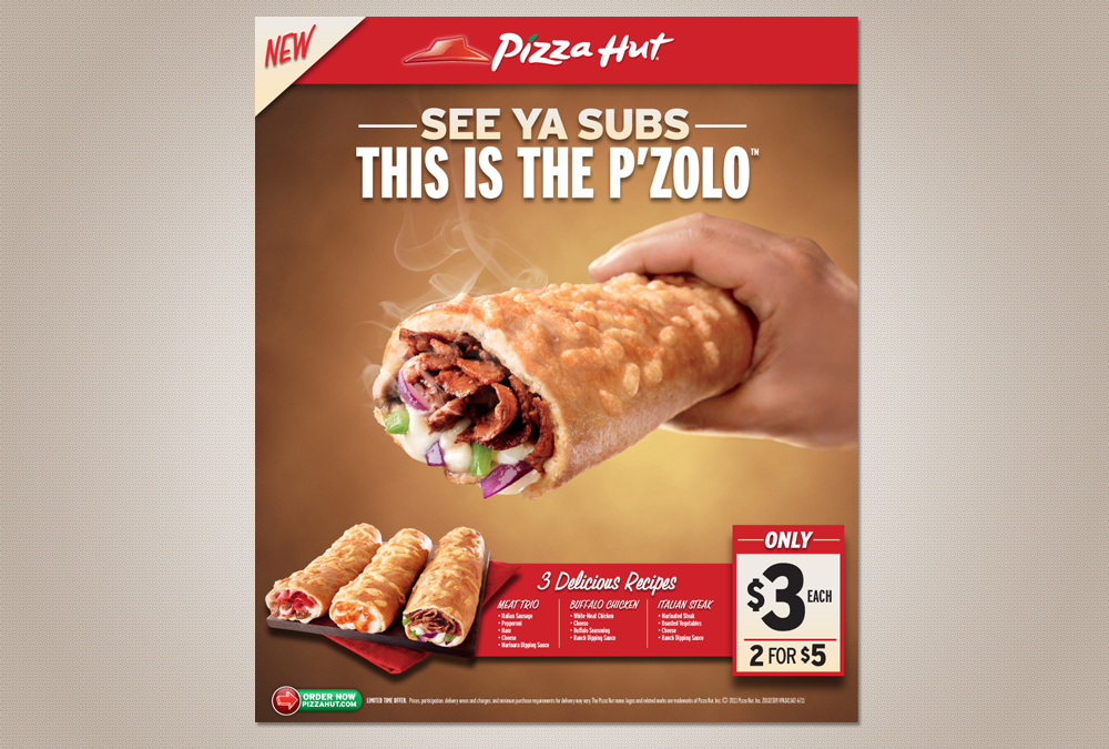 Pizza Hut is going all out with the media campaign. Pizza Hut 2
